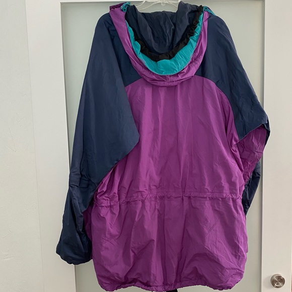 Lowe alpine ski snow coat jacket purple blue gray vintage size XL - Picture 2 of 9